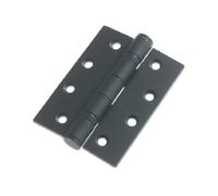 ZOO Hardware ZHS43PCB Powder Coated Black Ball Bearing Butt Hinge 102x76x3mm from The Door Handle Store