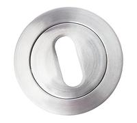 Zoo Hardware ZPZ002-SC Standard Profile Satin Chrome Finish Escutcheon