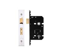 Zoo Hardware - ZUKS364SS 3 Lever Sash Lock - 64mm c/w Stainless Steel Forend and Strike Satin Stainless Steel
