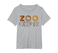 Zoo Keeper Funny Halloween Girls Boys Cute Zoo Keeper T-Shirt, Women's Plus, Heather Grey, 5X