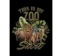 Zoo Keeper Zookeeper Zoologist This Is My Zoo Biology Zoo Keeper Gift Notebook For All Ages All Genders: (8.5 x 11 inches) 100 Pages