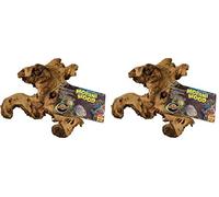 Zoo Med (2 Pack) Laboratories AZMMAS Mopani Wood, Small, 6 to 8-Inch