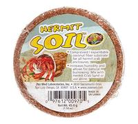 Zoo Med (4 Pack) Hermit Crab Soil Compressed/Expandable Coconut Fiber Substrate