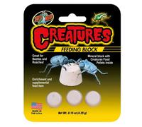 Zoo Med 97612118506 0.15 oz Creatures Banquet Block - Pack of 3