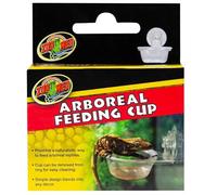 Zoo Med Arboreal Feeding Cup for Glass Terrariums, White