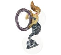 Zoo Med Betta Bling Mermaid with Hoop Black 2 x 1 x 1 inches