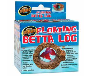 Zoo Med Betta Log Large Floating / Small Sinking Aquarium Tank Fighting Fish