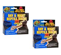 Zoo Med Day & Night Reptile Bulbs Combo Pack 60 Watts - Combo Pack - Pack of 2