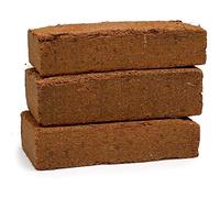 Zoo Med Eco Earth - Natural Substrate in Coconut Fiber for terrariums and reptiles, for Amphibians, reptiles and Insects, compostable and recyclable (Pack of 3)