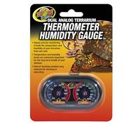 Zoo Med Economy Analog Dual Thermometer and Humidity Gauge, 6 x 4"