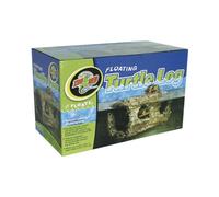 Zoomed Floating Turtle Log Green