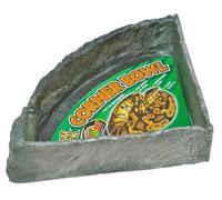 Zoo Med KB-50 Repti Rock Corner Bowl, XL,Black