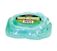 Zoo Med Labs Glo-Bowl Glow in the Dark Combo Bowl Medium 100% Recycled Plastic