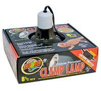 Zoo Med Deluxe Porcelain Clamp Lamp for Reptile Lighting