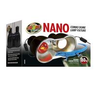 Zoo Med Nano Combo Dome Lamp Fixture Dual Light for Vivarium Reptiles & Frogs