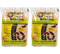 Zoo Med SB-4 Aspen Snake Bedding, 4.4 Litre (Pack of 2)