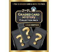 ZOO PACKS Pokemon TCG Graded Card Mystery Power Pack - Gold Edition - 1 PSA 10 Graded Card + 25 Additional Cards with 5 Holofoils + 1 1st Edition Stamped Card + 2 Sealed Booster Packs + 1 Code Card