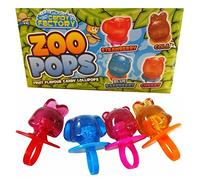 Zoo Pops 24 x 11g Fruit Flavour Candy Lollipops