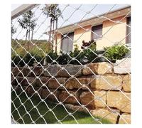 Zoo Protective Net, Metal Woven, Highly Flexible, High Load-Bearing Capacity Suitable for Railings，Balconies(10cm mesh,1.5x6m)