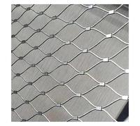 Zoo Protective Net, Metal Woven, Highly Flexible, High Load-Bearing Capacity Suitable for Railings，Balconies(5cm mesh,1.2x2m)