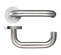 Zoo Return to Door Lever - Satin Stainless Steel