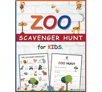 ZOO Scavenger Hunt: Guidebook with Animal Checklists and Certificates for Adventurous Kids - An Ideal Gift for Animal Lovers and Perfect Companion for ... (Scavenger Hunt for Kids from Itz for Kidz)