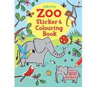 Zoo Sticker and Colouring Book