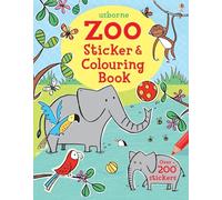 Zoo Sticker and Colouring Book – Usborne