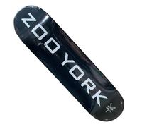 Zoo York OG 95 Logo Block Deck Black/White/Grey Pro Skateboard Deck - 8.0"