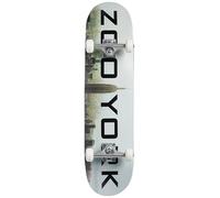 Zoo Unisex - Adult York Logo Skateboard, Fog, 7.75 Inches