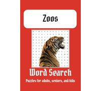 Zoo Word Search: Word Searches with Easy to Read Print about Zoos, Zoo Animals, Zoo Care and More | 6x9 inches, 110 pages | 50+ Puzzles … Gift for Vacations, Holidays and Free Times