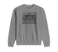 Zoo York Men's City Rides Crew Sweat in Grey | Size: Medium ZOO YORK Grey M