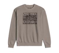 Zoo York Men's City Rides Crew Sweat in Stone | Size: Large ZOO YORK Stone L