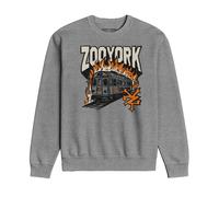 Zoo York Men's Rail Burn Crew Sweat in Grey | Size: 2XL ZOO YORK Grey 2XL
