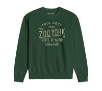Zoo York Men's State of Mind Crew Sweat Lite in Bottle Green | Size: Medium ZOO YORK Bottle Green M
