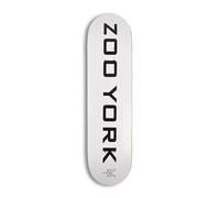 Zoo York OG 95 Logo Block 8" Skateboard Deck - White/Black/Grey