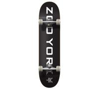 Zoo York skateboard complete OG95 Logo Block Chrysler Black/White 7.75"