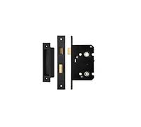 Zoo ZBC64PCB Bathroom Lock 57mm in Powder Coat Black