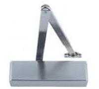 B&Q Door Closer Zoo ZDC0024SN - Satin Nickel, Size 2-4, Radiused Cover, Delayed Action