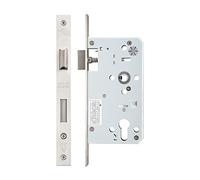 Zoo ZDL7260 Mortice DIN Euro Sash Lock 60mm Backset Satin Stainless Steel