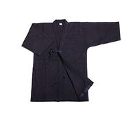 ZooBoo Mens Cotton Kendo Aikido Hapkido Hakama Martial Arts Keikogi (XL/180, Dark Blue)