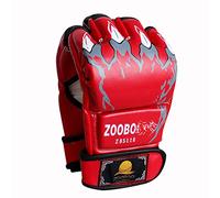 ZooBoo MMA Gloves, Half-Finger Boxing Fight Gloves MMA Mitts