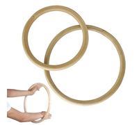 ZooBoo Wing Chun Rattan Rings 2-Pack-9"+11" Traditional Kung Fu Training Rings for Martial Arts Practice, Arm Positioning, Strength Conditioning