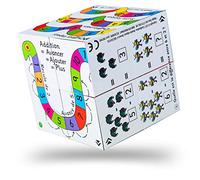 ZooBookoo French Add & Subtract Cube | Kids' Educational 3D Book | Language & Maths Learning Toys | Puzzle Games for 5+ Year Old Children | Early Years Gifts for Boys & Girls | Classroom Resources