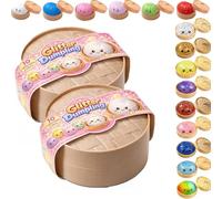 zoocco 2026 New Dumpling Squishy, Dumplings Squishy, Fun Surprise & Stress Relief, Random Surprise Colors (2pc)