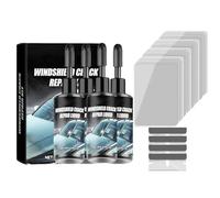 zoocco 2026 Upgraded Windshield Crack Repair Kit, Windshield Chip Repair Kit for Car Windshield, 5-Min Quick Repair for Chips & Cracks, Long-Lasting Automotive Glass Restoration (4 Sets)