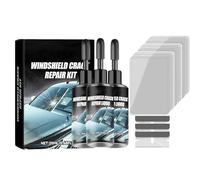 zoocco 2026 Upgraded Windshield Crack Repair Kit, Windshield Chip Repair Kit for Car Windshield, 5-Min Quick Repair for Chips & Cracks, Long-Lasting Automotive Glass Restoration (3 Sets)