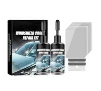 zoocco 2026 Upgraded Windshield Crack Repair Kit, Windshield Chip Repair Kit for Car Windshield, 5-Min Quick Repair for Chips & Cracks, Long-Lasting Automotive Glass Restoration (2 Sets)