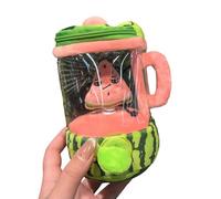 zoocco Carrot Blender Plush - Funny Spinning Carrot in Blender Plush, My Carrot Mixie Juicer Doll for Playhouse & Travel Fun (Watermelons)