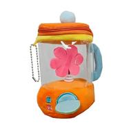zoocco Carrot Blender Plush - Funny Spinning Carrot in Blender Plush, My Carrot Mixie Juicer Doll for Playhouse & Travel Fun (Flowers)